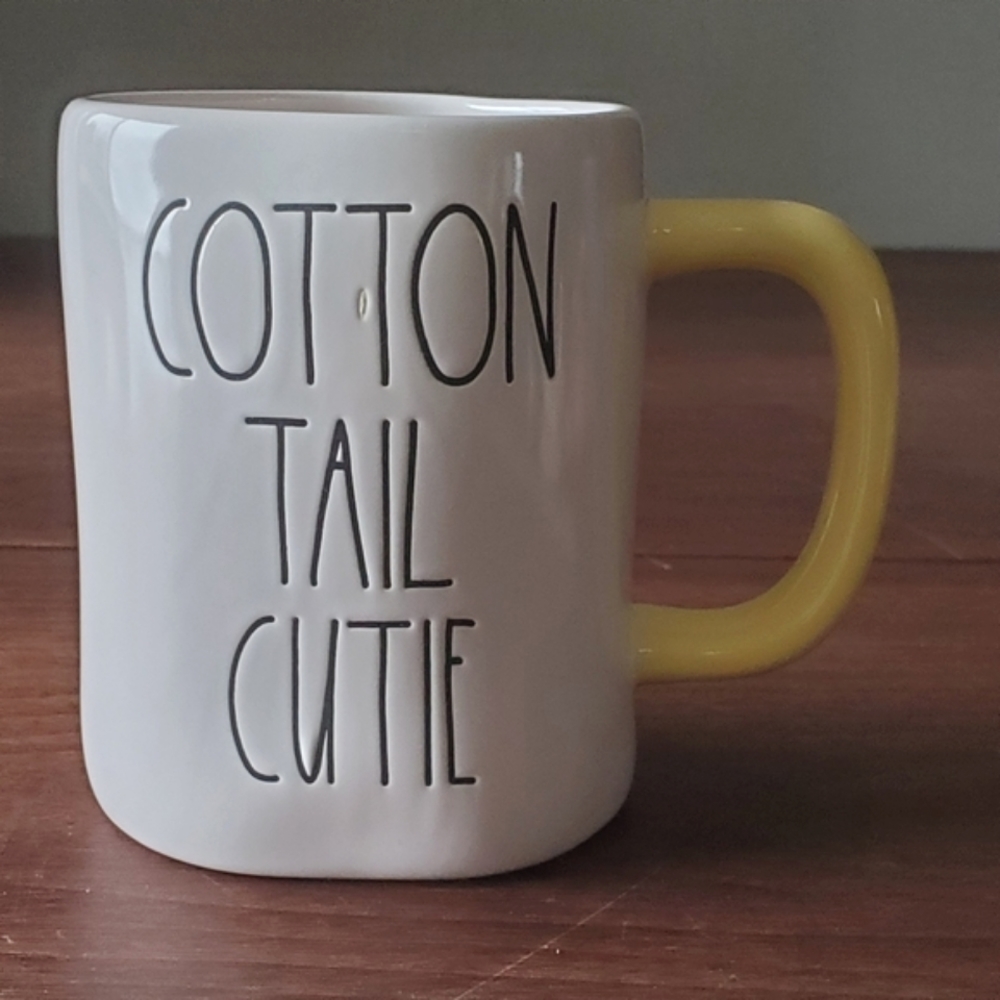 Rae Dunn Artisan Collection by Magenta Cotton Tail Cutie Nice Easter Mug Cup